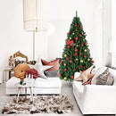 6FT Unlit Christmas Tree Holiday Decoration Spruce Green 800 Branch Tips - Brand New