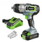 WORKPRO 20V CORDLESS IMPACT WRENCH 2.0AH BATTERY, BELT CLIP FOR CARRYING GRAY - Like New