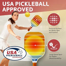 TORA PICKLEBALL – USA PICKLEBALL APPROVED TEXTURED CARBON SURFACE - RETRO-C - Like New