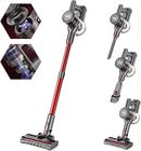 ZokerLife Stick Cordless Vacuum Cleaner 2200mAh 35min runtime Lightweight - RED - Brand New