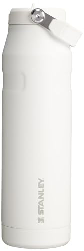 Stanley IceFlow Flip Straw 2.0 Water Bottle 36 OZ Built-In Straw 36oz - Frost - Like New
