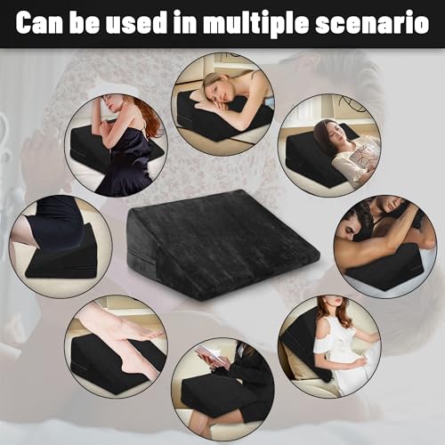 BREMENTREY Sex Pillow Wedge Position Pillow Sex Furniture Foam Sex Cushion Dice - Like New