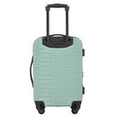 KENSIE WOMEN'S HILLSBORO LUGGAGE & TRAVEL BAGS SET, 20" CARRY-ONS GRANITE GREEN - Brand New