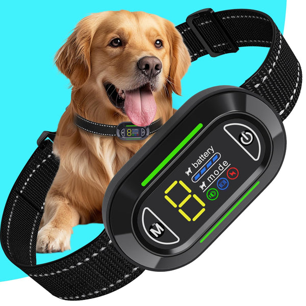 CANDYDOG DOG BARK COLLAR LARGE & MEDIUM SMALL DOGS - SIZE - Scratch & Dent