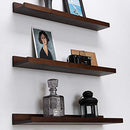 B091FFS83F AZSKY Espresso Floating Picture Shelves 24inch Denver Modern - Brown - Brand New
