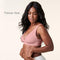 Bravado Designs Ballet Nursing Sleep Bra Pull Away for Breastfeeding - Peony S - Like New