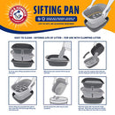 Arm & Hammer Large Sifting Litter Box Free Cat Tray Microban Large 2 Pack - Brand New