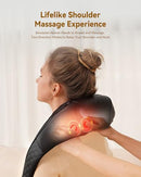 KNQZE Shiatsu Neck, Back, Body Muscle Pain Relief Massager - KN68 - Black - Like New