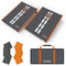 EASTPOINT 2’X3’ ULTRA-PORTABLE CORNHOLE SET WITH 8 BEAN BAGS - ORANGE/BLACK - Like New