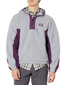 MARMOT Men's Super Aros Fleece Hoody Jacket, Sleet/Purple Fig, Small - Brand New