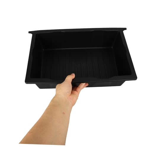 SOLUSTRE Y UNDER SEAT MULTI-FUNCTIONAL STORAGE TRAY FOR CAR SEAT TPE - BLACK - Like New