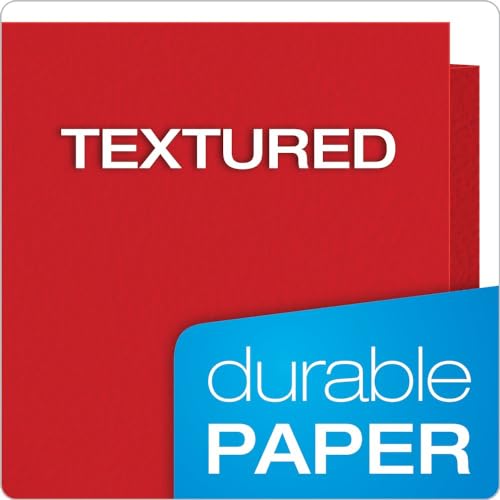 OXFORD TWIN-POCKET FOLDERS TEXTURED PAPER LETTER SIZE HOLDS 100 SHEETS BOX 25 - Brand New