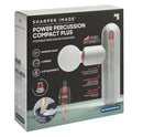 SHARPER IMAGE POWER PERCUSSION COMPACT PLUS, PORTABLE MASSAGER 1583883 GRAY - Like New
