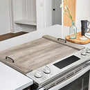 Noodle Board Stove Cover 32.3x25 Inch Laminate Wood Farmhouse Stove Top Cover - Brand New