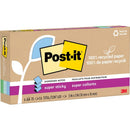 3M 3 X 3 IN. POST-IT SUPER STICKY ADHESIVE NOTE, ASSORTED OASIS - PACK OF 12 - Brand New