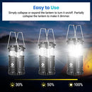 Etekcity Lantern Camping Essentials Lights, Led Flashlight, 2 Pack, Black - Like New
