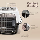 Petmate Two Door Plastic Pet Kennel Small Dogs and Cats 19in, 21225 - White - Brand New