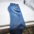 BLU ROCK MEN'S 4-WAY STRETCH SLIM FIT STRAIGHT JEANS - SIZE: 36X31 - MEDIUM BLUE - Brand New