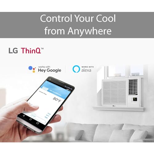 LG 12,000 BTU / 11,200 BTU SMART WI-FI WINDOW AC COOL / HEAT 208V - WHITE - Brand New