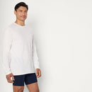 AMAZON ESSENTIALS MENS' SLIM FIT COTTON CREW NECK UNDERSHIRTS LONG X-LARGE WHITE - Brand New
