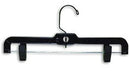 DisplayImporter 14'' Heavy Weight Pants & Skirt Hanger with Clips - Pack of 100 - Brand New