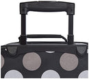 ROCKLAND FASHION SOFTSIDE LUGGAGE SET, 2-PIECE LUGGAGE - NEW BLACK DOT - Like New