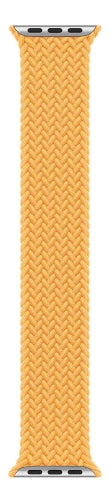APPLE WATCH BRAIDED SOLO LOOP 45MM SIZE 4 - MAIZE - Brand New