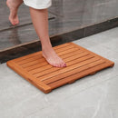Utoplike 24"x18" Teak Wood Bath Mat Shower Mats for Bathroom Large B07VBCC3W5 - Brand New