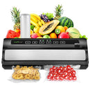 NUTRICHEF VACUUM SEALER VACUUM AIR SEALING SYSTEM FOOD PRESERVATION - BLACK - Like New