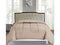 PLAZATEX QUEEN SOLID COMFORTER SET DOUILETTE 1 PC - TAUPE - Like New