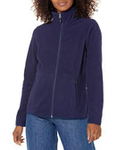 Amazon Essentials Women's Classic-Fit Full-Zip Polar Soft Fleece Jacket S Navy - Brand New