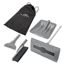 SNOW JOE SJBLZD-4IN1-GRY MULTI-PURPOSE AUTO SNOW TOOL KIT - GRAY - Like New