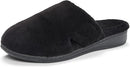 10000148001 VIONIC WOMEN'S INDULGE GEMMA MULE SLIPPERS BLACK SIZE 9 - Like New