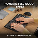 LOGITECH WAVE KEYS MK670 COMBO ERGONOMIC KEYBOARD SIGNATURE M550 L WIRELESS - Like New