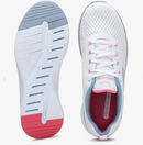 Skechers Women Solar Fuse Cosmic View Trainers White Mesh Blue Pink Trim Size: 7 - Like New