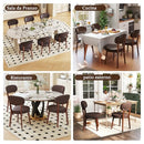 Ckaff Set of 2 Dining Chairs PU Kitchen Chairs Living Room Armchairs B0FNVWJVFK - Brand New