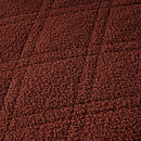 B0BW97V2B9 DOWN HOME 3 Pieces Chenille Quilt Set Modern Diamond Stitch KING - Brand New