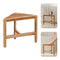 Bme Shower Foot Rest for Shaving Legs, Multifunction Teak Corner Shower Shelf - Like New