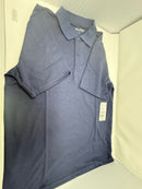 POLO AVENUE PREMIUM CLOTHING MEN'S SHIRT - SIZE: MEN L - NAVY - Brand New