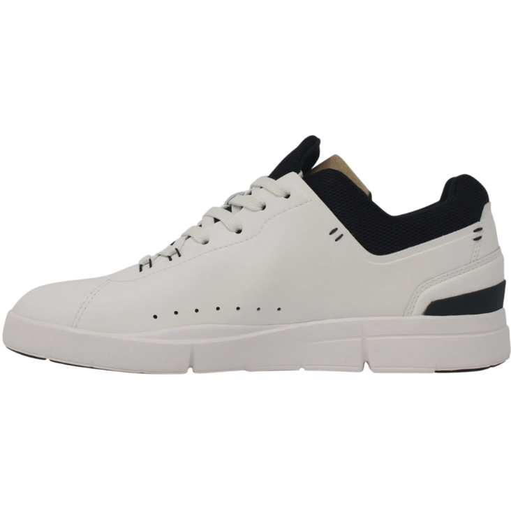 ON MEN'S RUNNING THE ROGER ADVANTAGE SNEAKERS WHITE/MIDNIGHT - Scratch & Dent