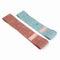 BLOGILATES BOOTY RESISTANCE BANDS 2PK - PEACH ORANGE/BLUE - Like New