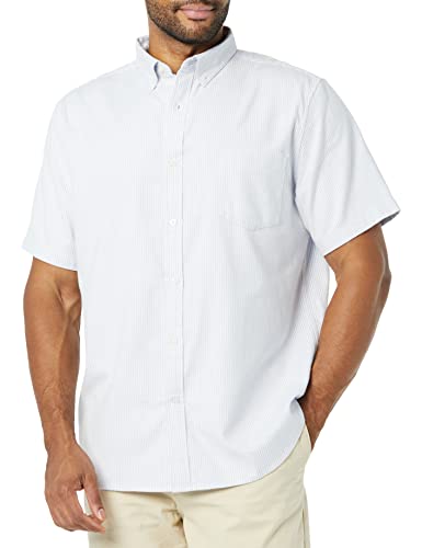 AEM20186FW22 AMAZON ESSENTIALS MEN'S SLIM-FIT OXFORD SHIRT POCKET MEN'S L - Brand New