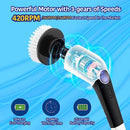 Keimi Electric Spin Scrubber Cordless Shower Cleaning Brush ANS-8051A - Black Like New