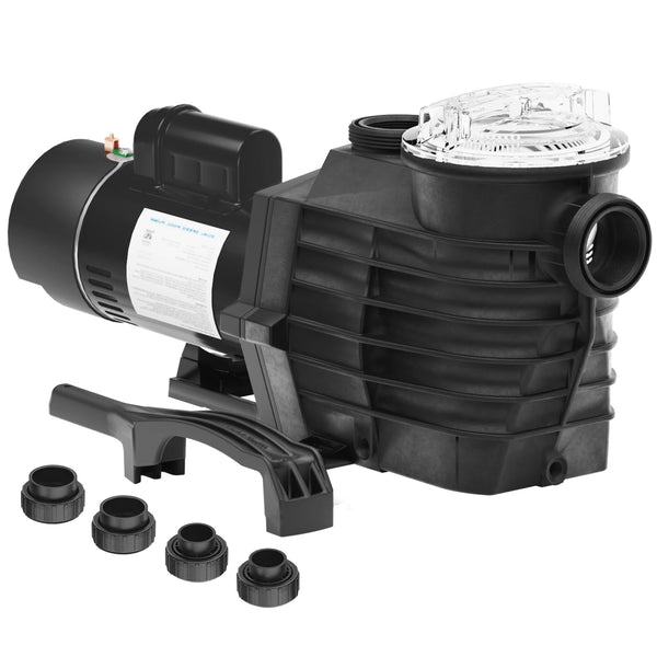 IVY&LANE 2.5 HP DUAL SPEED POOL PUMP 6240GPH MAX FLOW 79FT HEAD - Scratch & Dent