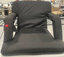 ALPCOUR HEATED RECLINING STADIUM SEAT FOR BLEACHERS, SIZE : 20X15X17 - BLACK - Like New