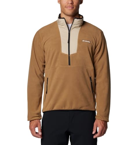 AM3637-257 Columbia Men's Sequoia Grove Half Zip Fleece MEDIUM DELTA/BLACK - Brand New