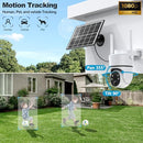 FANCYSEPT 4G LTE CELLULAR SOLAR SECURITY CAMERA WIRELESS OUTDOOR - WHITE - Like New