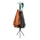 MIND READER COAT RACK, HALL TREE, FREESTANDING, METAL, 14.75"L X 16.5"W X 69"H - Like New