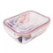 LEXIHOME LEXI HOME RECTANGULAR CONTAINER RED LID OVEN-SAFE GLASS 76.25 - CLEAR - Like New