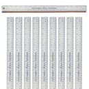 WA Portman Metal Ruler 18 Inch, 10pc Corkback Stainless Steel, Metric Ruler - Brand New